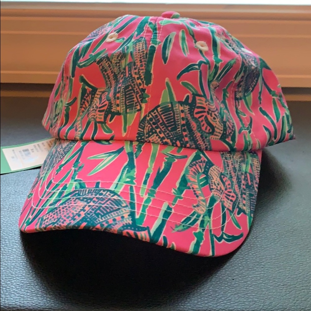 Lilly Pulitzer hat in Mandevilla Pink